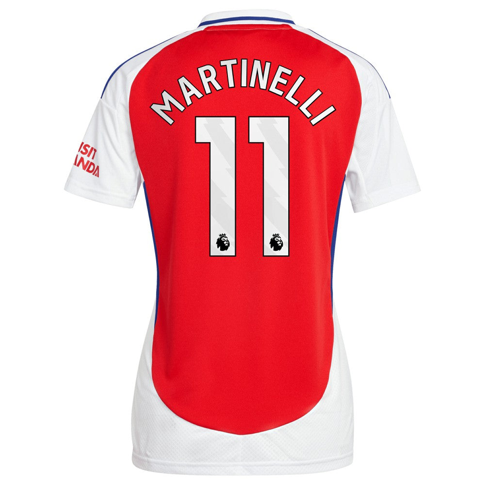 Adidas - Gabriel Martinelli Arsenal Women's 2024/25 Home Replica Player Jersey – Red