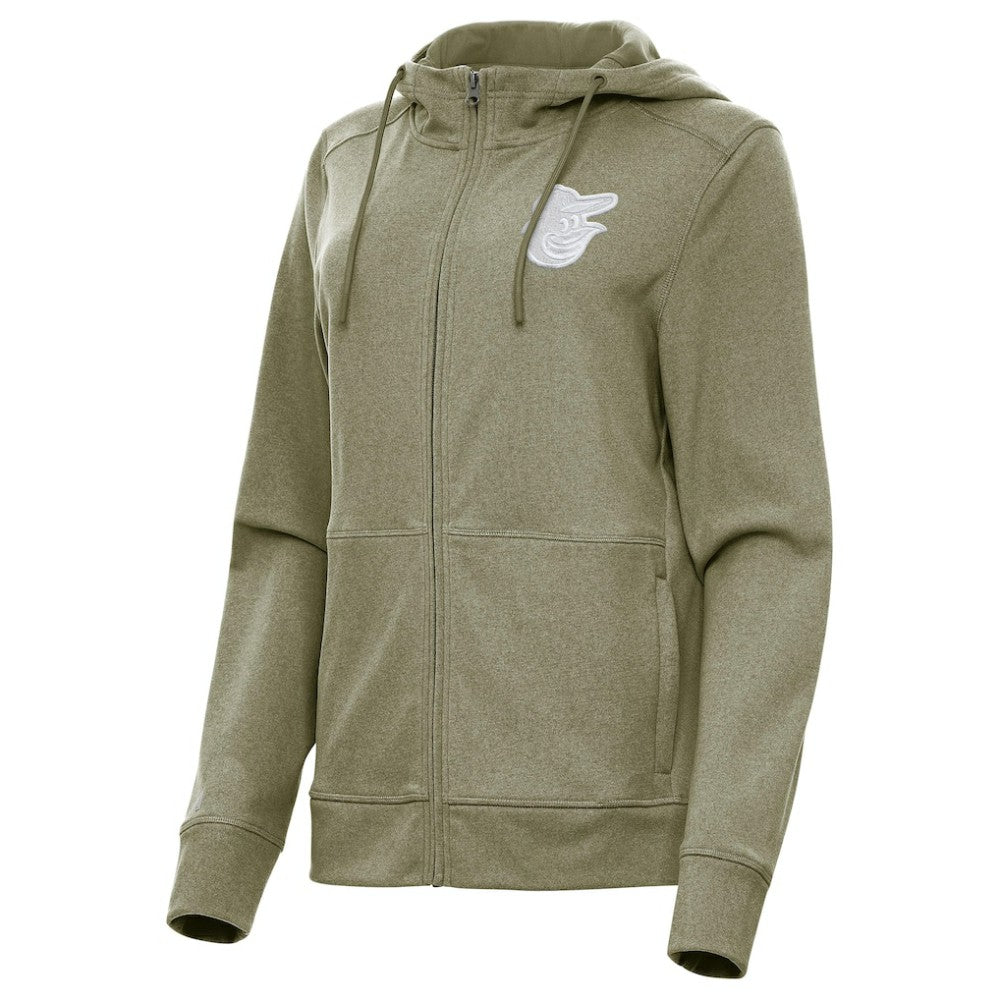 Baltimore Orioles Antigua Women's Seeker Full-Zip Hoodie Jacket Outlet