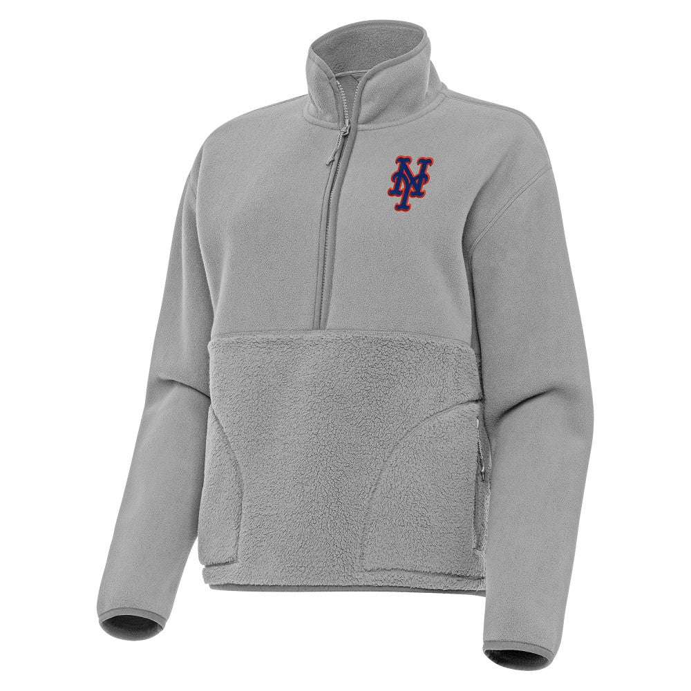 New York Mets Antigua Women's Figure Half-Zip Sweatshirt for sale