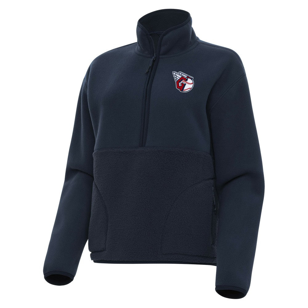 Cleveland Guardians Antigua Women's Figure Half-Zip Sweatshirt Outlet