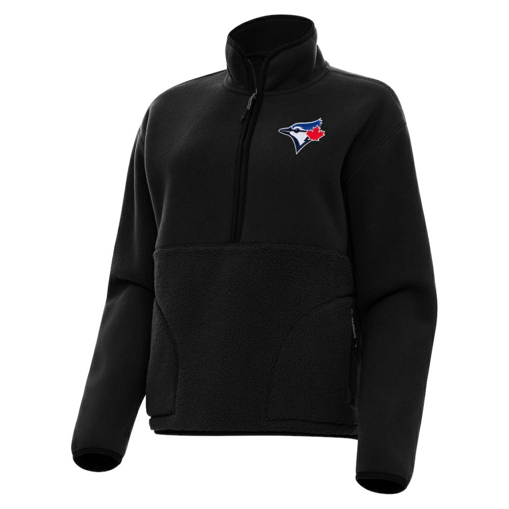 Toronto Blue Jays Antigua Women's Figure Half-Zip Sweatshirt Online