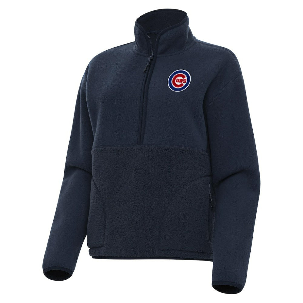 Chicago Cubs Antigua Women's Figure Half-Zip Sweatshirt Sale