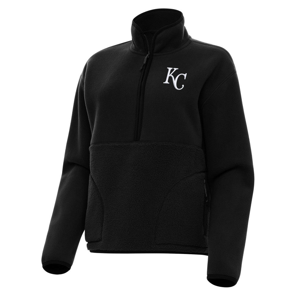 Kansas City Royals Antigua Women's Figure Half-Zip Sweatshirt Sale