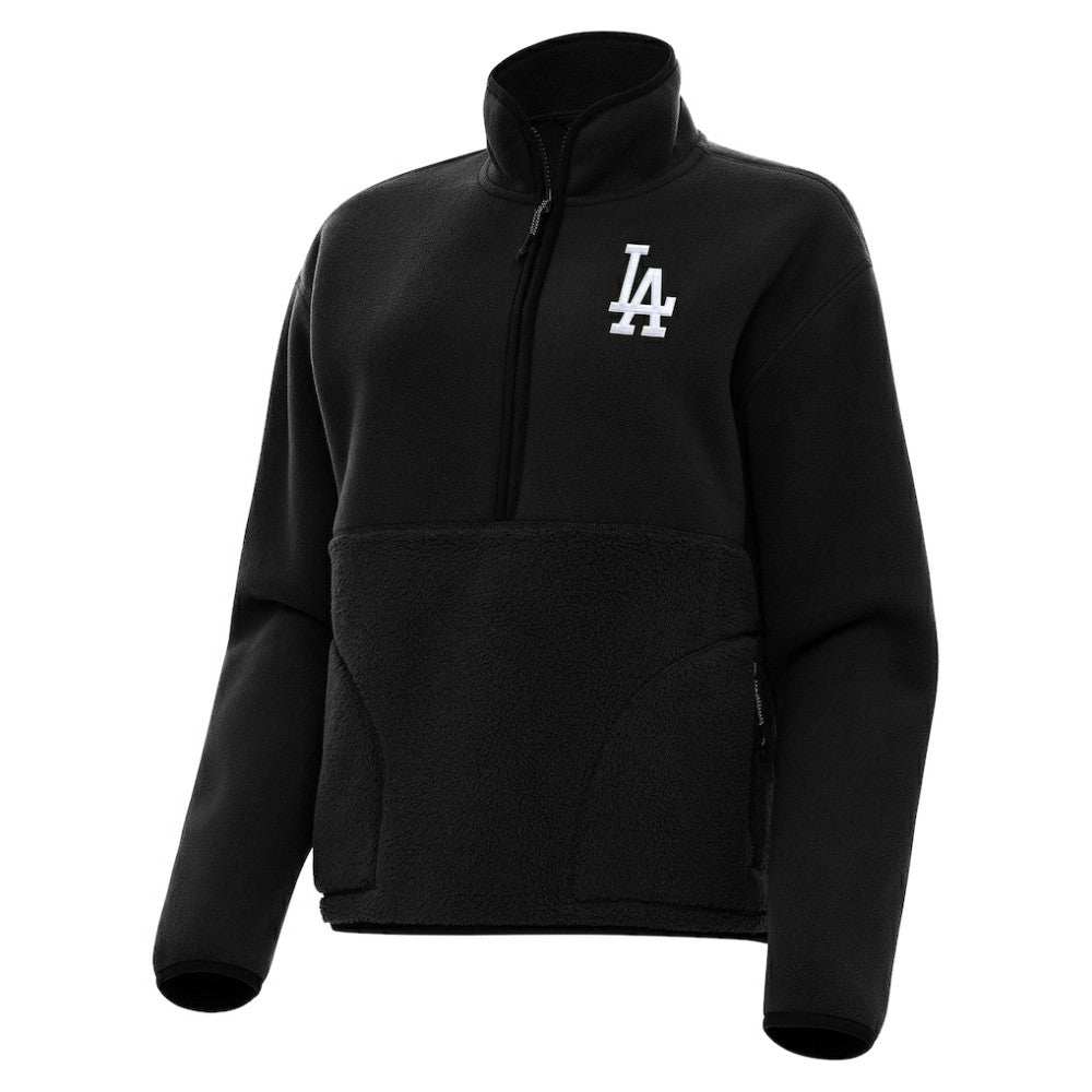 Los Angeles Dodgers Antigua Women's Figure Half-Zip Sweatshirt Outlet
