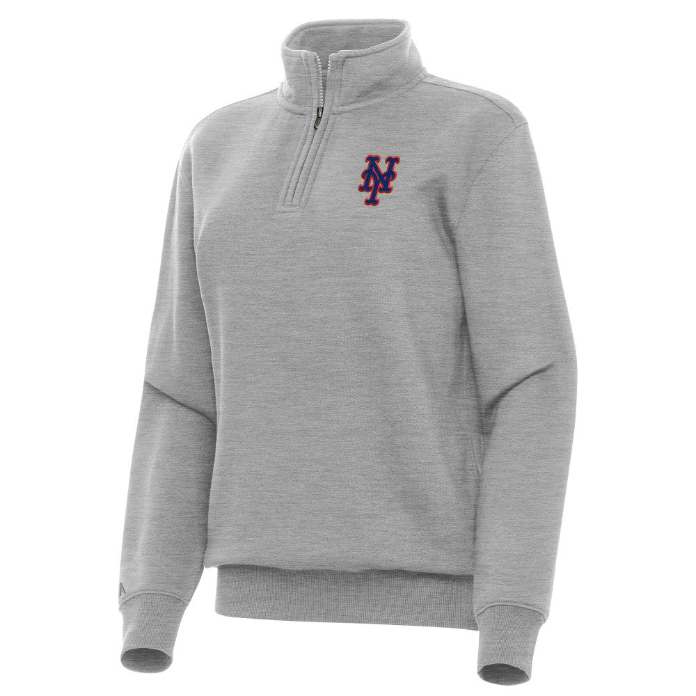 New York Mets Antigua Women's Victory Quarter-Zip Sweatshirt Outlet