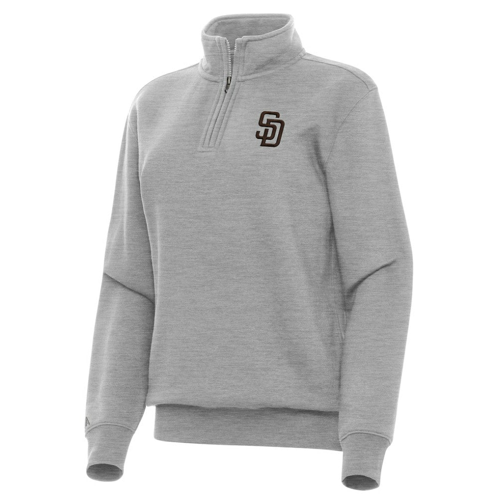 San Diego Padres Antigua Women's Victory Quarter-Zip Sweatshirt for sale