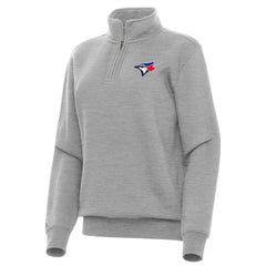 Toronto Blue Jays Antigua Women's Victory Quarter-Zip Sweatshirt Discount