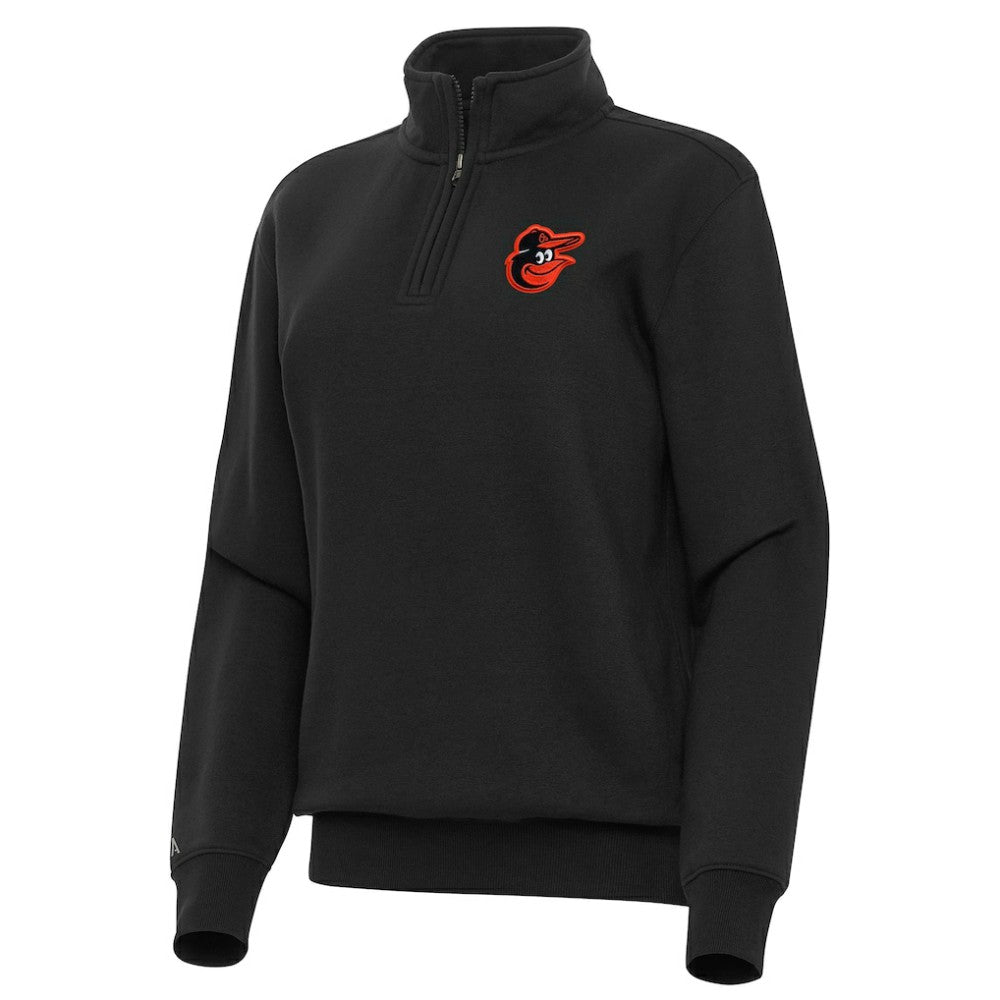Baltimore Orioles Antigua Women's Victory Quarter-Zip Sweatshirt Outlet