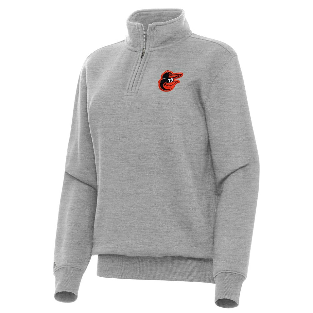 Baltimore Orioles Antigua Women's Victory Quarter-Zip Sweatshirt for sale