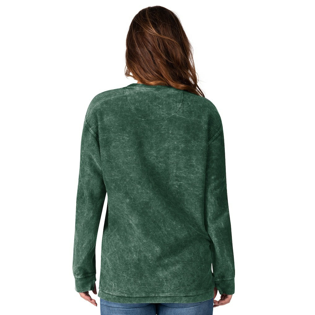 New York Jets G-III 4Her by Carl Banks Women's Comfy Cord Pullover Sweatshirt - Green - NFL