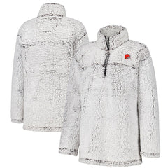 Cleveland Browns G-III 4Her by Carl Banks Women's Sherpa Full-Zip Jacket - Gray - NFL