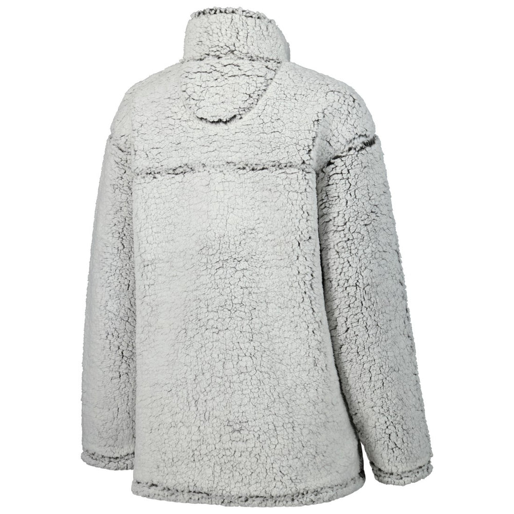 Houston Texans G-III 4Her by Carl Banks Women's Sherpa Quarter-Zip Jacket - Gray - NFL