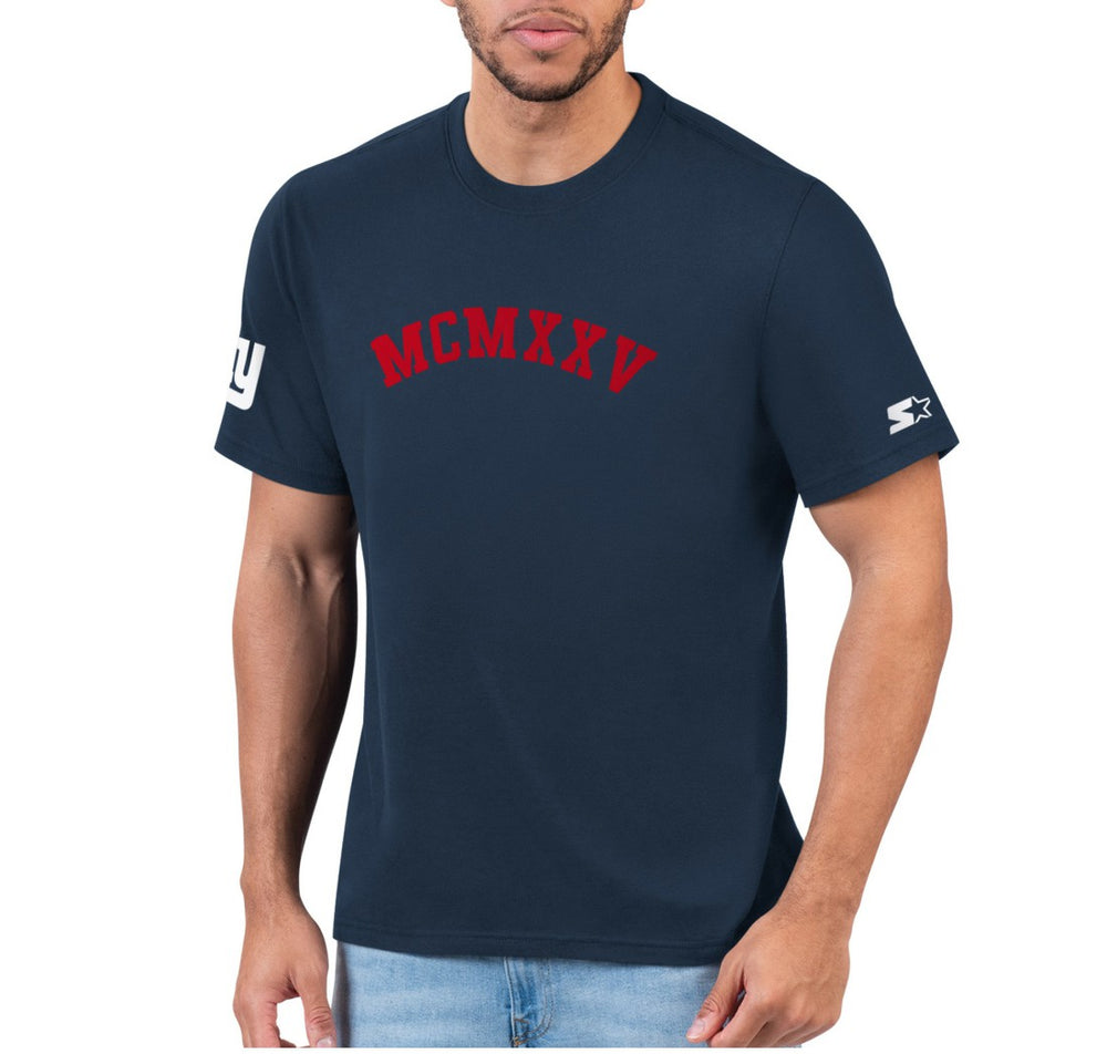 New York Giants Starter 1925 Collection T-Shirt - Navy - NFL