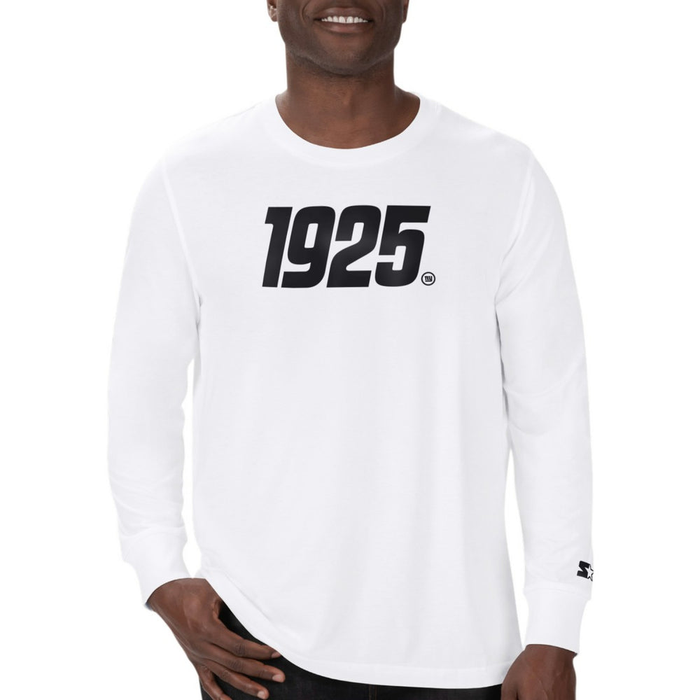 New York Giants Starter 1925 Collection Long Sleeve T-Shirt - White - NFL