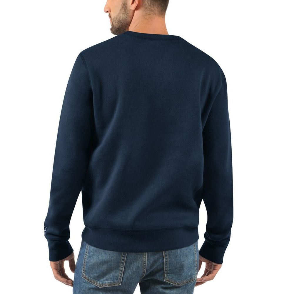 New York Giants Starter 1925 Collection Long Sleeve Pullover Sweatshirt - Navy - NFL