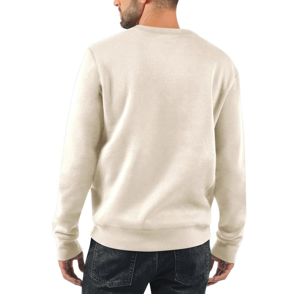 New York Giants Starter 1925 Collection Long Sleeve Pullover Sweatshirt - Oatmeal - NFL