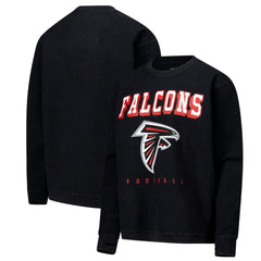 Atlanta Falcons G-III 4Her by Carl Banks Women's Comfy Cord Pullover Sweatshirt - Black - NFL