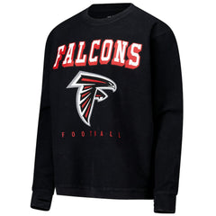 Atlanta Falcons G-III 4Her by Carl Banks Women's Comfy Cord Pullover Sweatshirt - Black - NFL