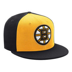Boston Bruins Starter Primary Logo Two-Tone Adjustable Hat - Black/Gold | NHL Clearance
