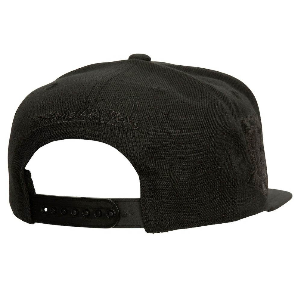 New York Rangers Mitchell & Ness Soul Strike Pearl Tonal Snapback Hat - Black | NHL sale