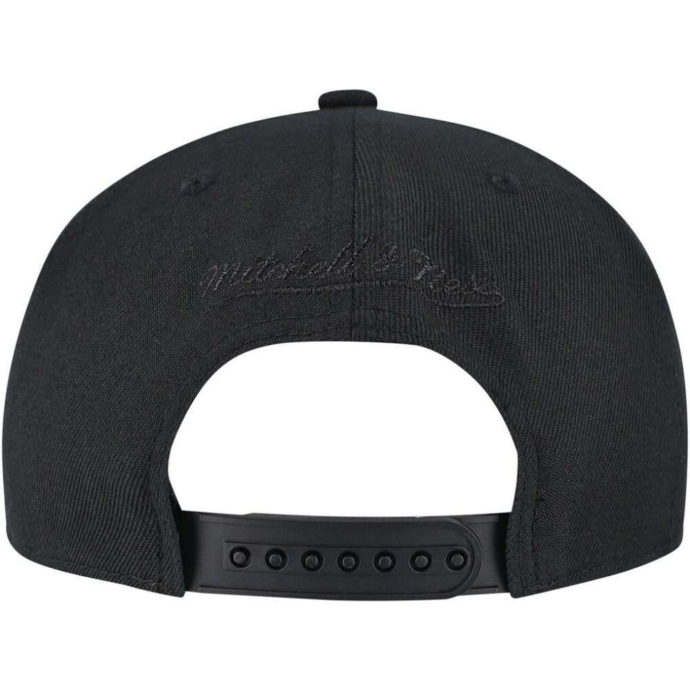 Pittsburgh Penguins Mitchell & Ness Soul Strike Pearl Tonal Snapback Hat - Black | NHL Lifestyle