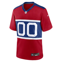New York Giants Alternate Game Custom Jersey - Century Red - Nike