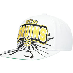 Boston Bruins Mitchell & Ness Youth After Shock Snapback Hat - White | NHL sale