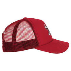 Mitchell & Ness Chicago Bulls Youth Core Evergreen Trucker Adjustable Hat Red