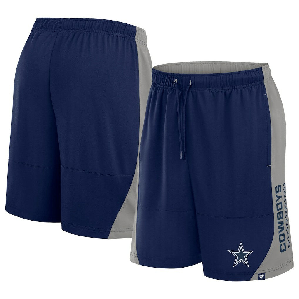 Dallas Cowboys No Defense Shorts - Navy/Gray - Fanatics