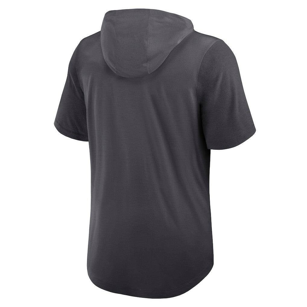 Dallas Cowboys Tri-Blend Performance Hoodie T-Shirt - Anthracite - Nike