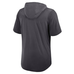 Dallas Cowboys Tri-Blend Performance Hoodie T-Shirt - Anthracite - Nike