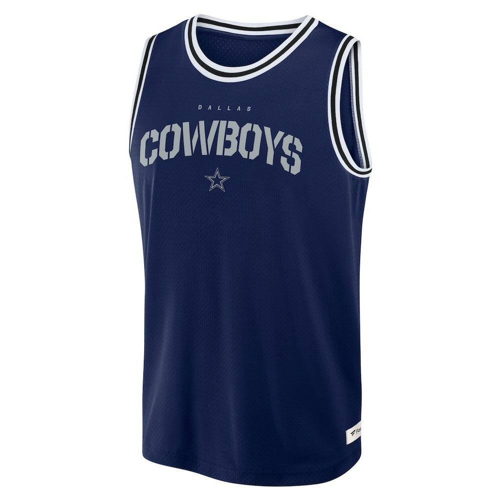 Dallas Cowboys Elements Future Ground Jersey Tank Top - Navy - Fanatics