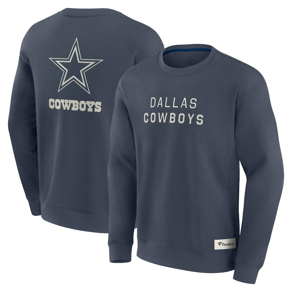 Dallas Cowboys Elements Future Ground Lettering Pullover Sweatshirt - Navy - Fanatics