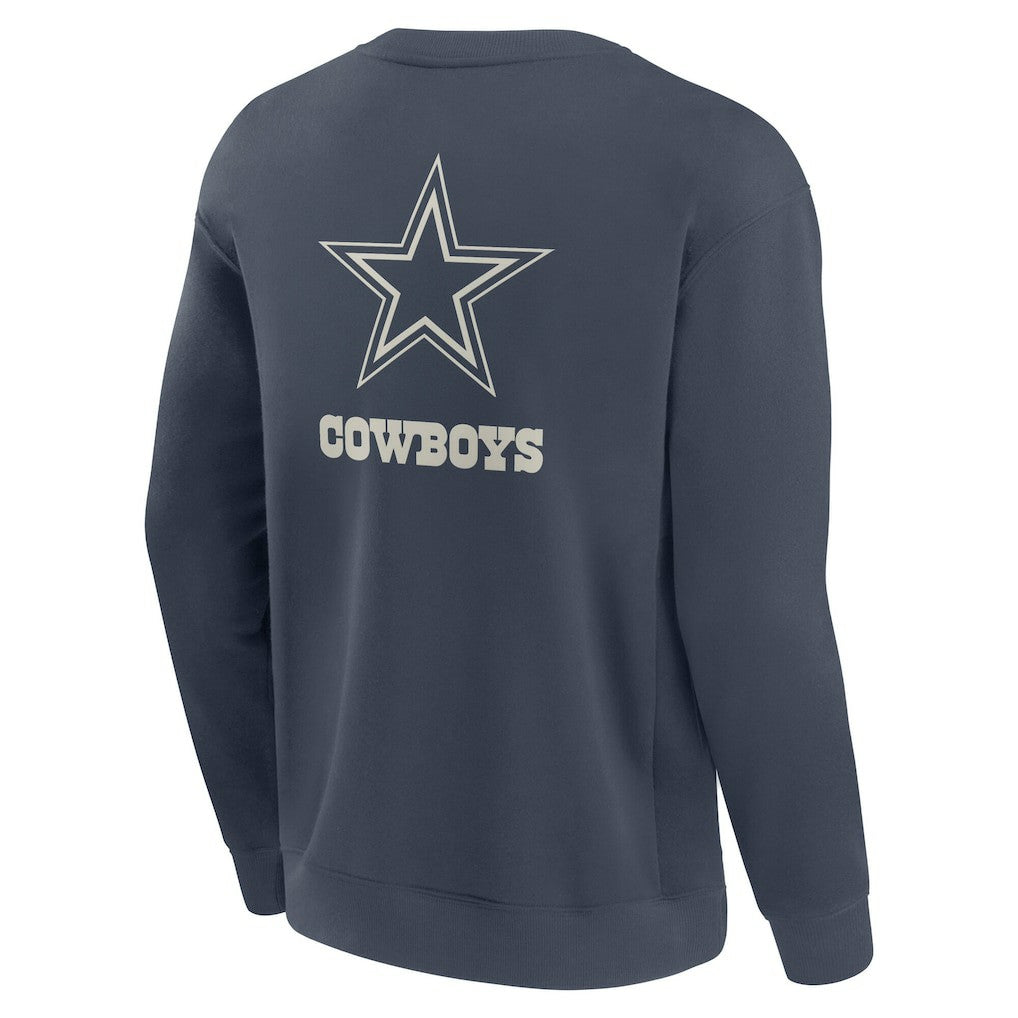 Dallas Cowboys Elements Future Ground Lettering Pullover Sweatshirt - Navy - Fanatics