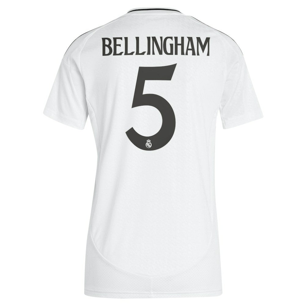 Adidas - Jude Bellingham Real Madrid Women's 2024/25 Home Replica Player Jersey - White