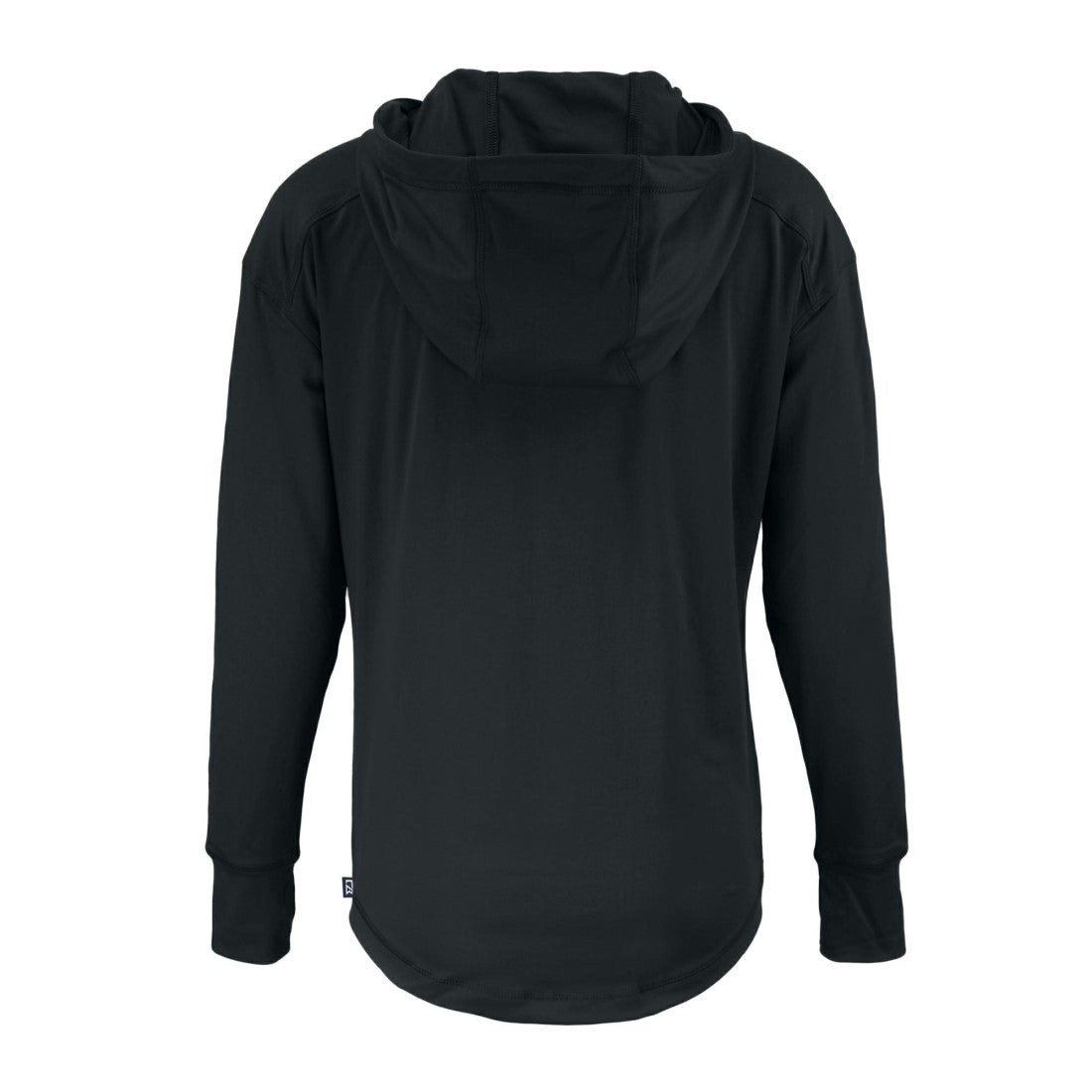 Detroit Lions Cutter & Buck Women's Daybreak Eco Recycled Half-Zip Hoodie - Black - NFL