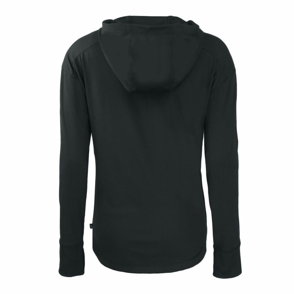 Detroit Lions Cutter & Buck Women's Daybreak Eco Recycled Full-Zip Hoodie - Black - NFL