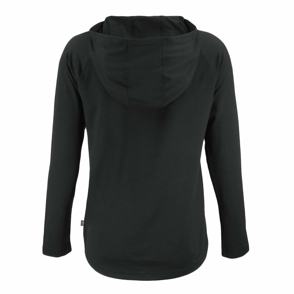 Baltimore Ravens Cutter & Buck Women's Coastline Epic Comfort Eco Recycled Long Sleeve Hoodie T-Shirt - Black - NFL