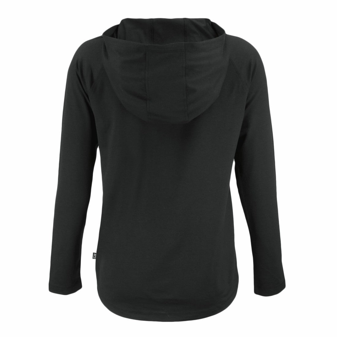 Denver Broncos Cutter & Buck Women's Coastline Epic Comfort Eco Recycled Long Sleeve Hoodie T-Shirt - Black - NFL