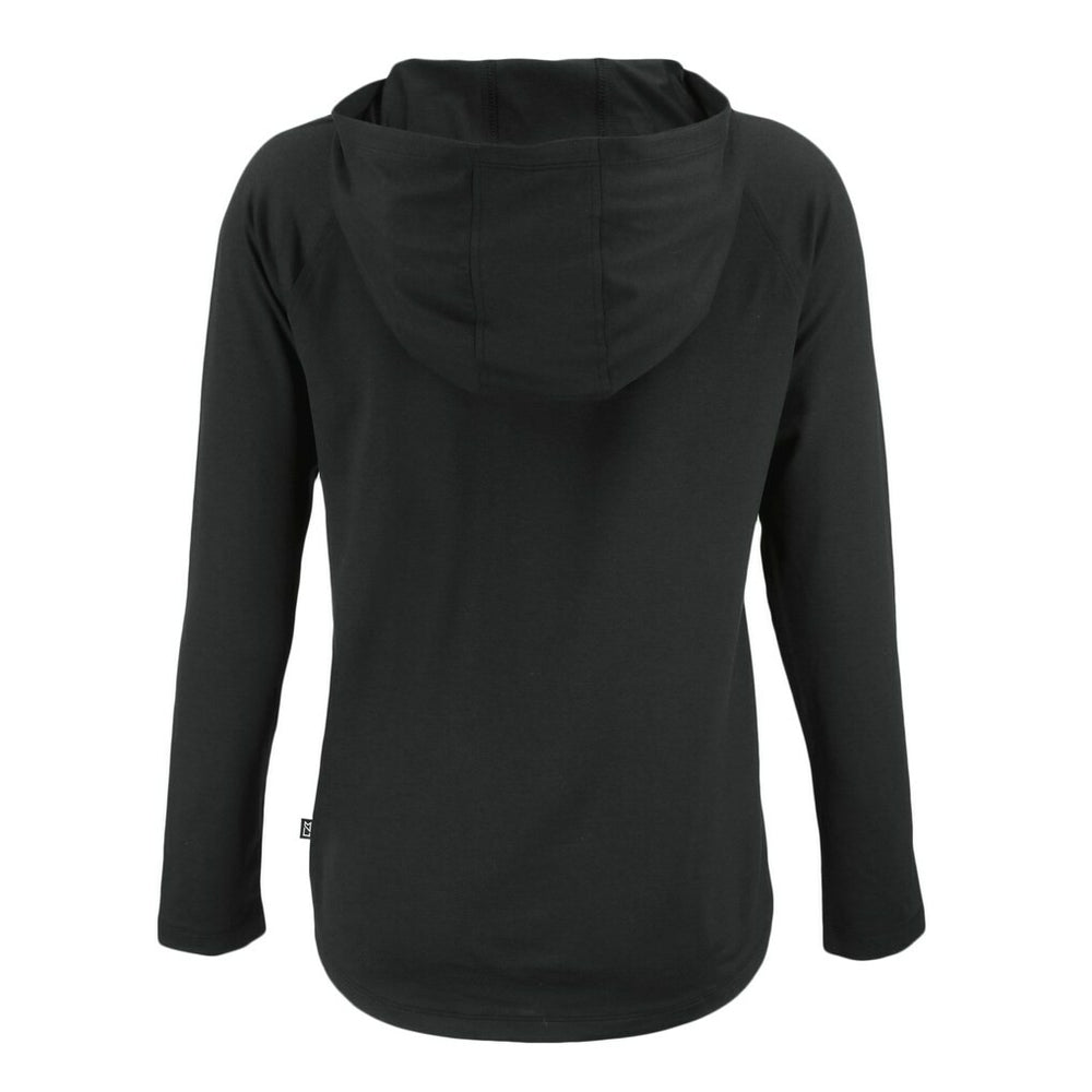 Green Bay Packers Cutter & Buck Women's Coastline Epic Comfort Eco Recycled Long Sleeve Hoodie T-Shirt - Black - NFL