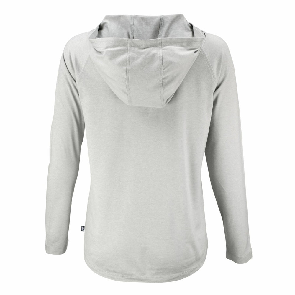 Detroit Lions Cutter & Buck Women's Coastline Epic Comfort Eco Recycled Long Sleeve Hoodie T-Shirt - Gray - NFL