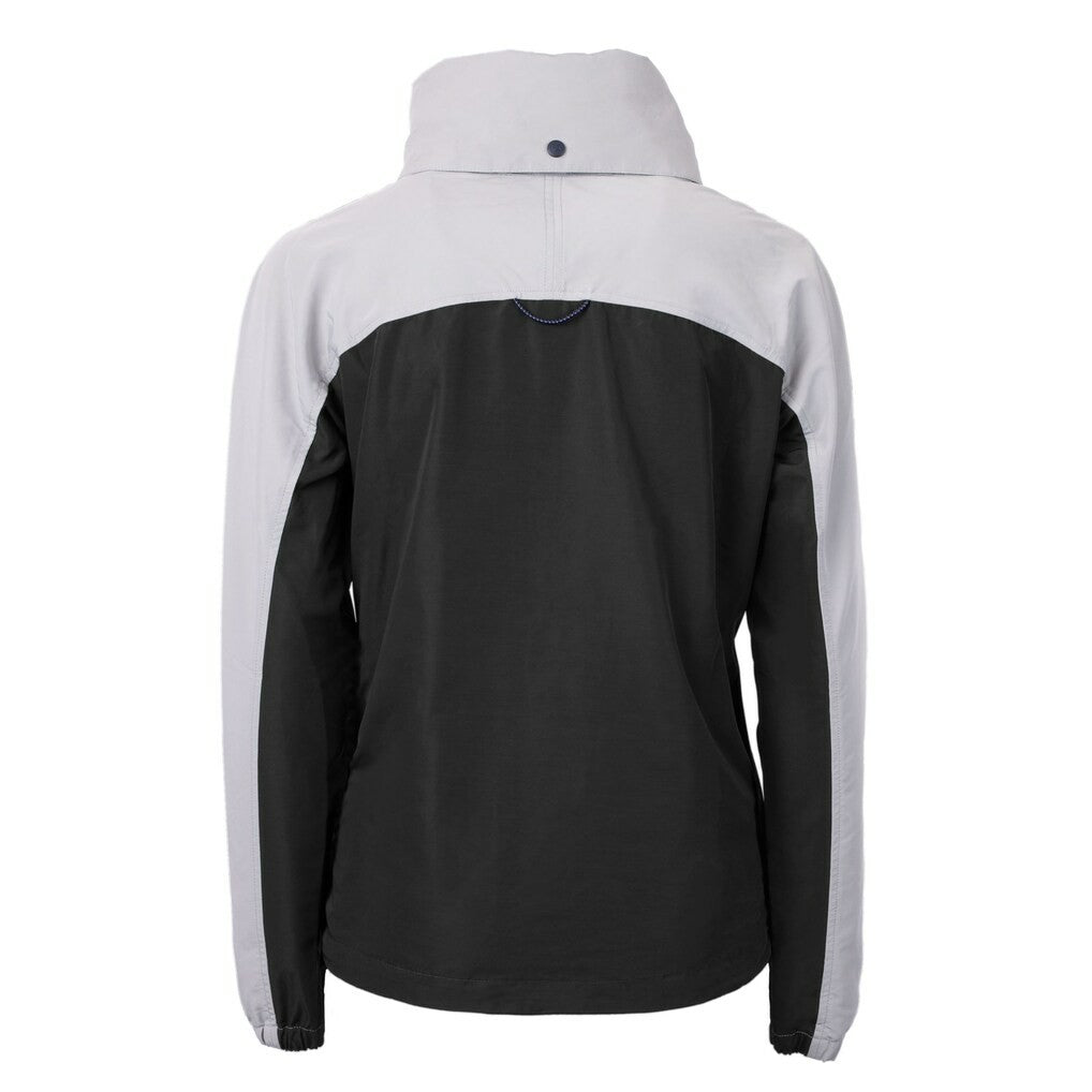 Buffalo Bills Cutter & Buck Women's Charter Eco Recycled Half-Zip Hoodie Anorak Jacket - Black - NFL