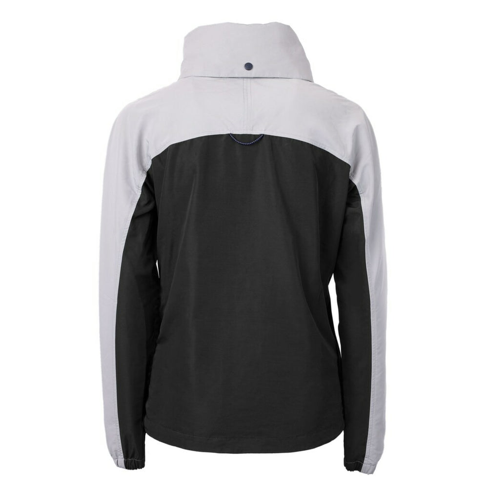 Buffalo Bills Cutter & Buck Women's Charter Eco Recycled Half-Zip Hoodie Anorak Jacket - Black - NFL