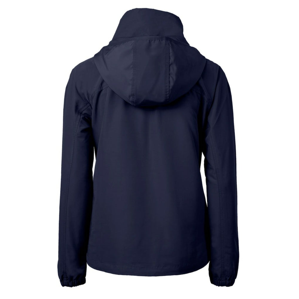 Chicago Bears Cutter & Buck Women's Charter Eco Recycled Half-Zip Hoodie Anorak Jacket - Navy - NFL