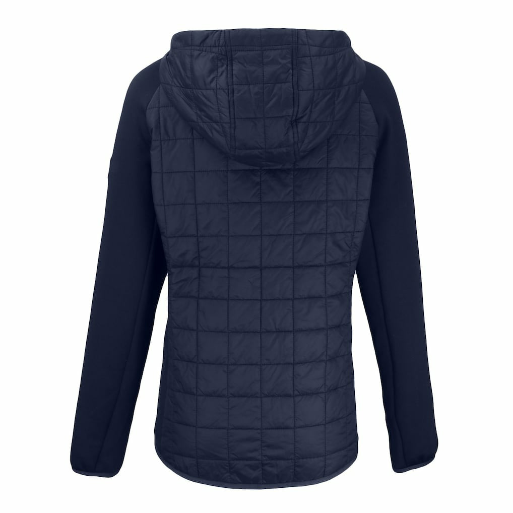 Chicago Bears Cutter & Buck Women's Rainier PrimaLoft Eco Hybrid Full-Zip Hoodie Jacket - Navy - NFL