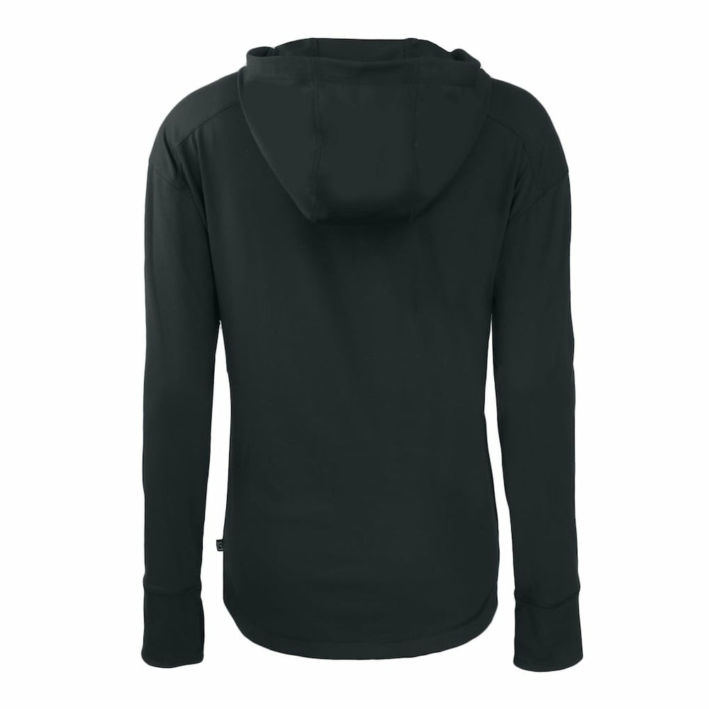 Philadelphia Eagles Cutter & Buck Women's Daybreak Eco Recycled Full-Zip Hoodie - Black - NFL