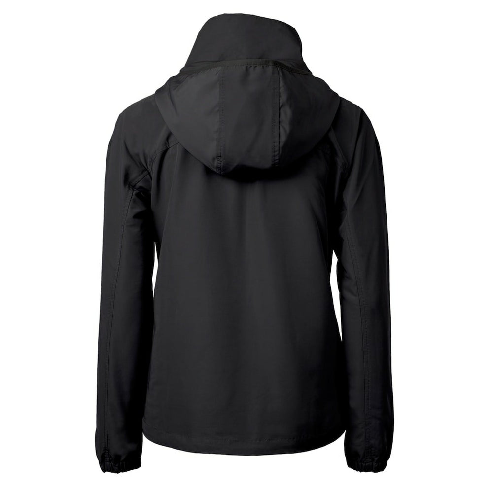 Seattle Seahawks Cutter & Buck Women's Charter Eco Recycled Half-Zip Hoodie Anorak Jacket - Black - NFL