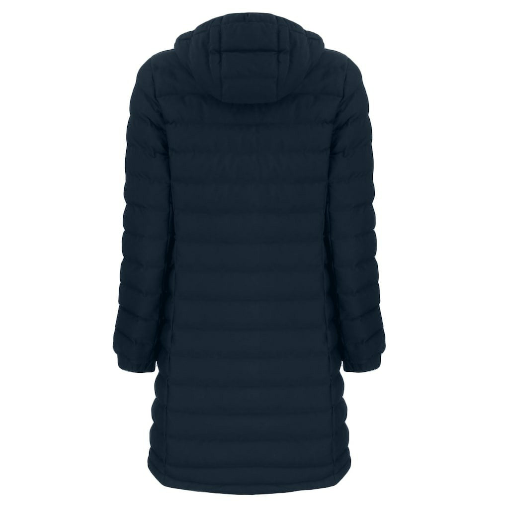 New England Patriots Cutter & Buck Women's Mission Ridge Repreve Eco Insulated Full-Zip Hoodie Long Puffer Jacket - Navy - NFL