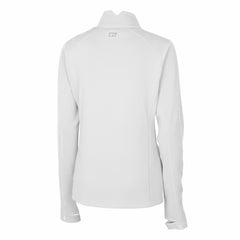 Tennessee Titans Cutter & Buck Women's Traverse Stretch DryTec Quarter-Zip Top - White - NFL