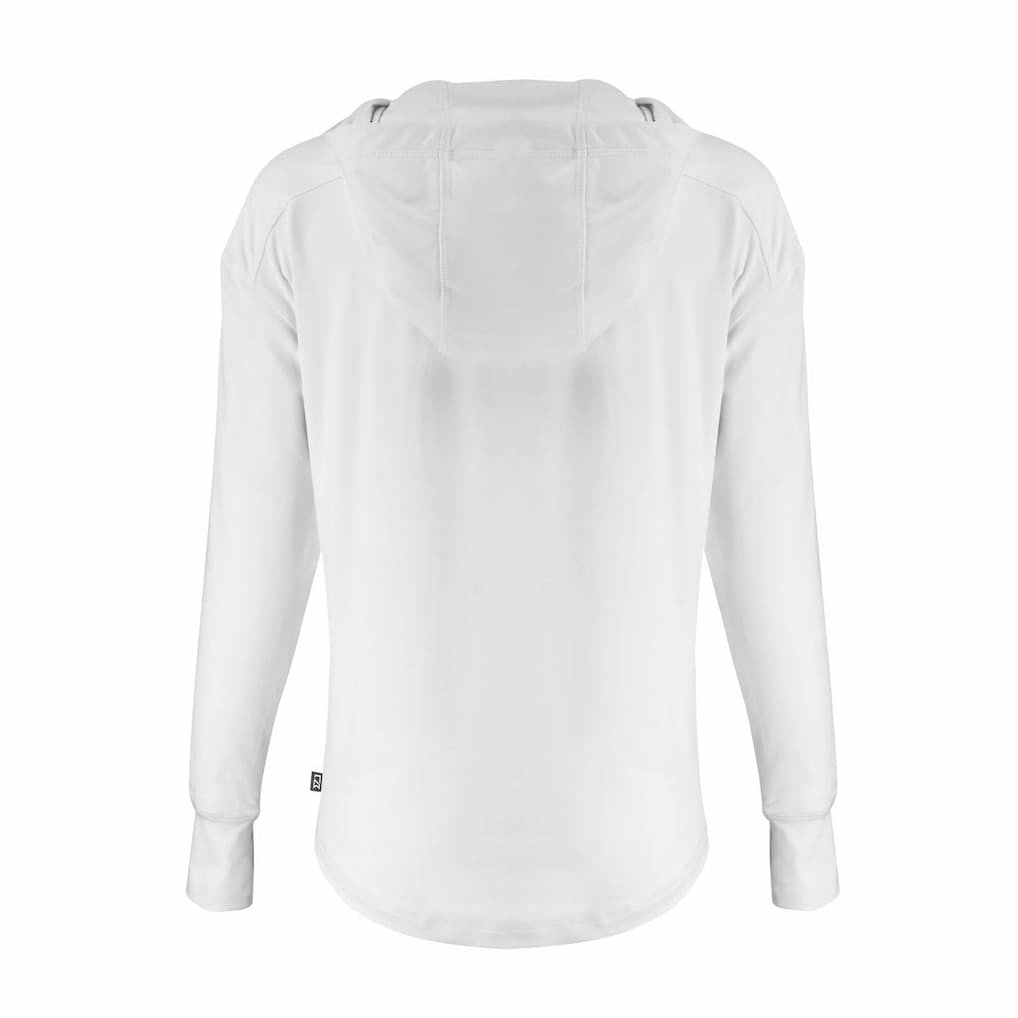 Seattle Seahawks Cutter & Buck Women's Daybreak Eco Recycled Half-Zip Hoodie - White - NFL